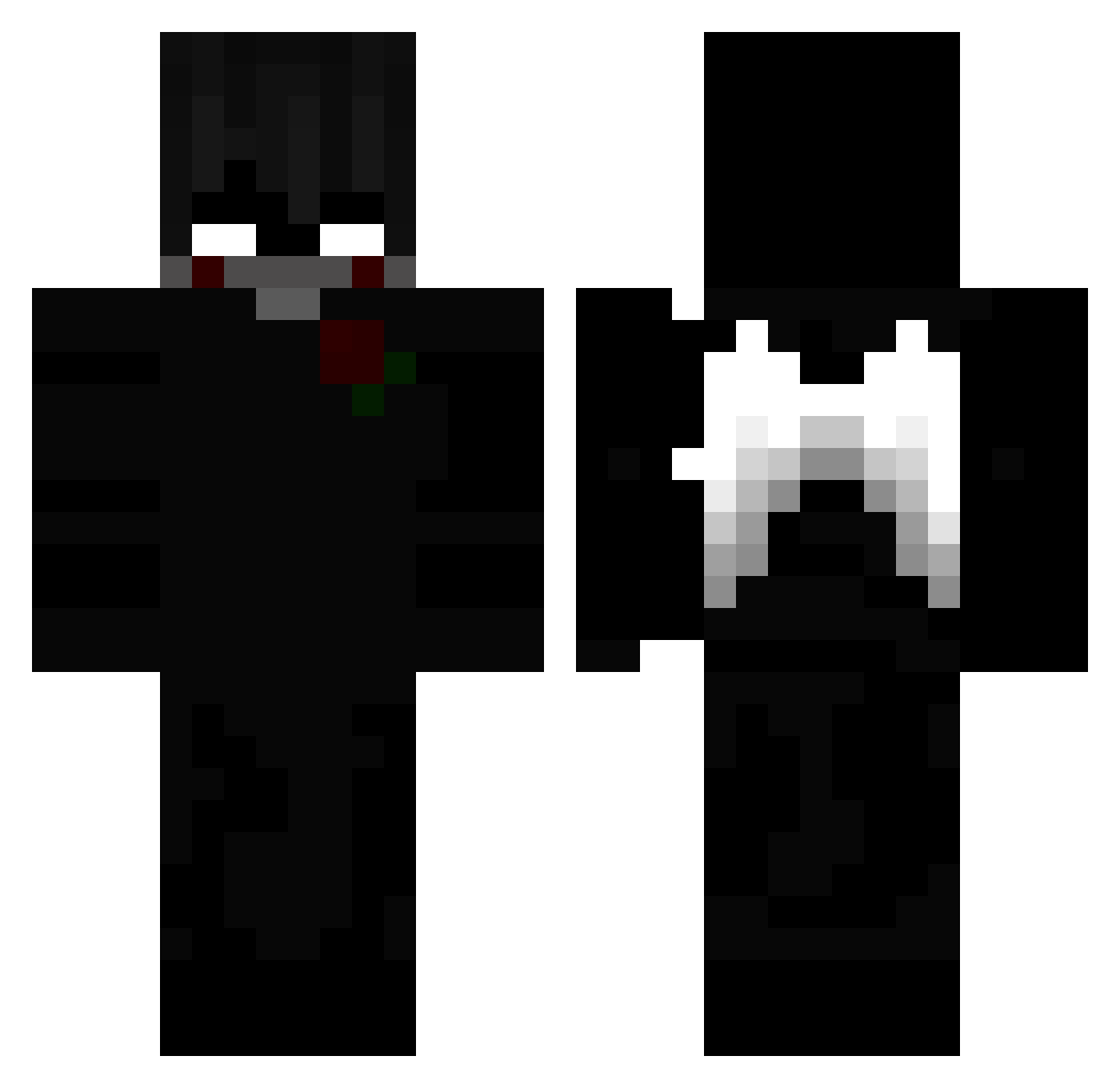 SenorSeeya Minecraft skin, front and back view