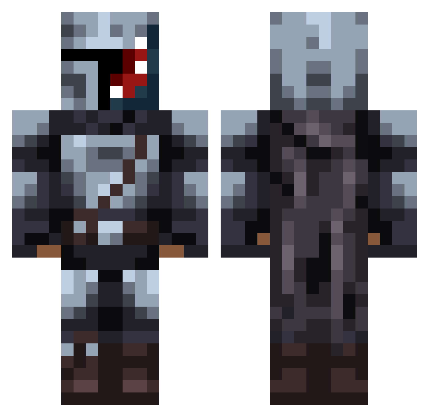 SydTheSquid4917 Minecraft skin, front and back view
