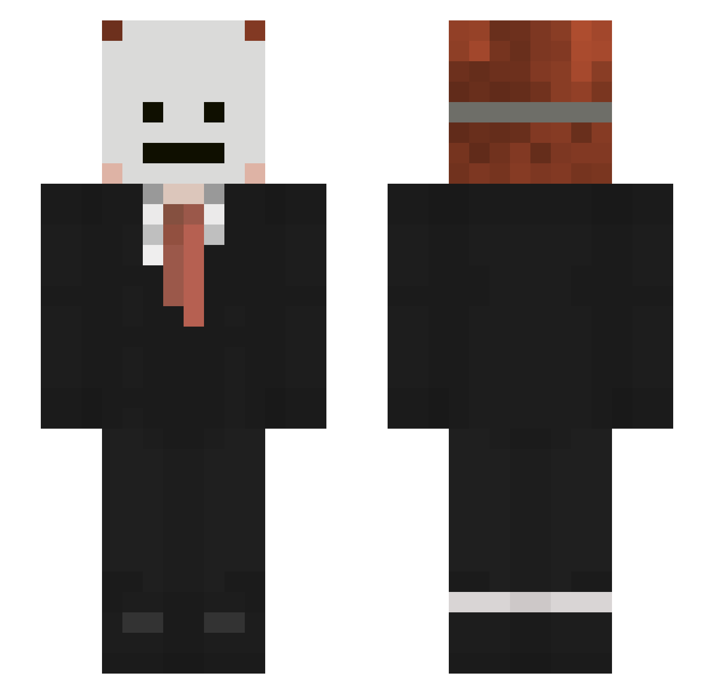 ImArman_MC Minecraft skin, front and back view