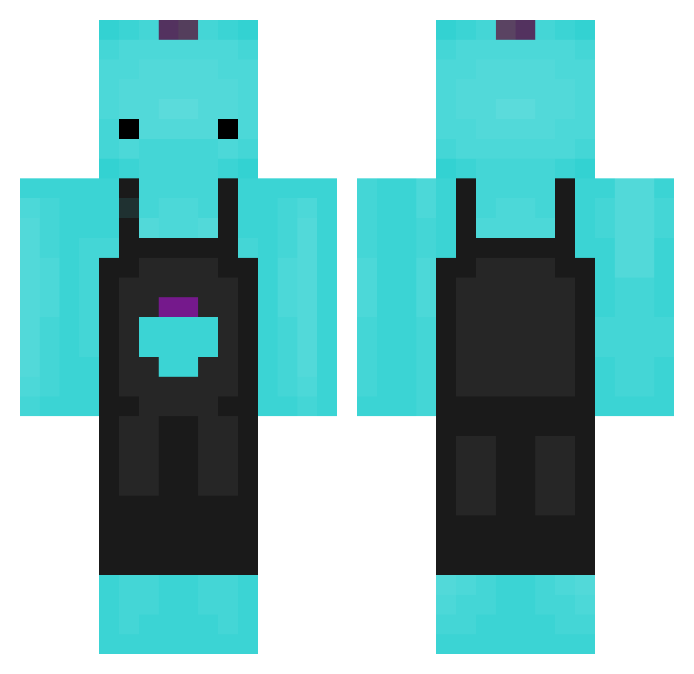 vanessa_chan07 Minecraft skin, front and back view