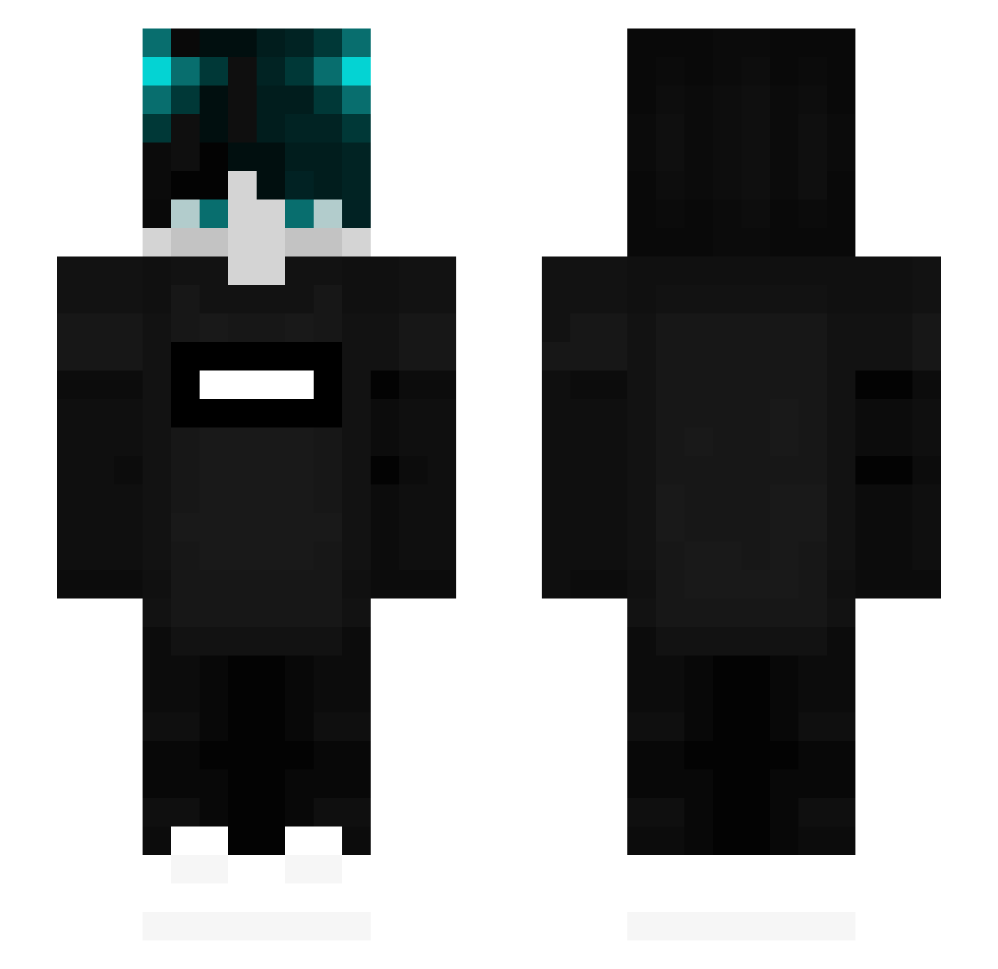 Favor_520 Minecraft skin, front and back view