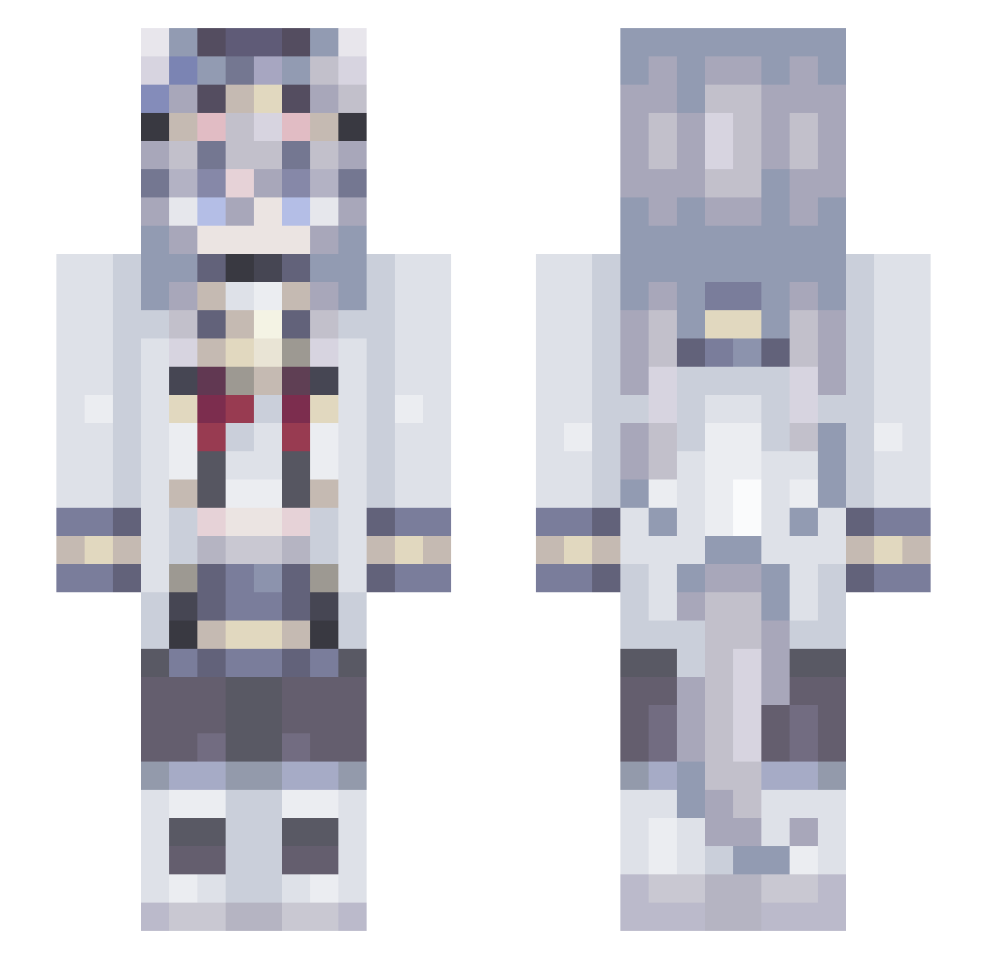 Ranger_IGuess Minecraft skin, front and back view