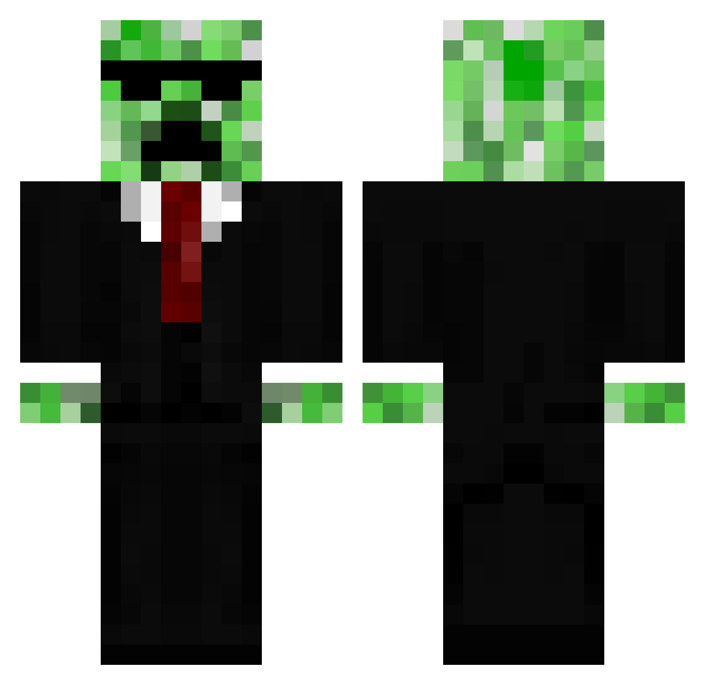 djalbanskakreska Minecraft skin, front and back view