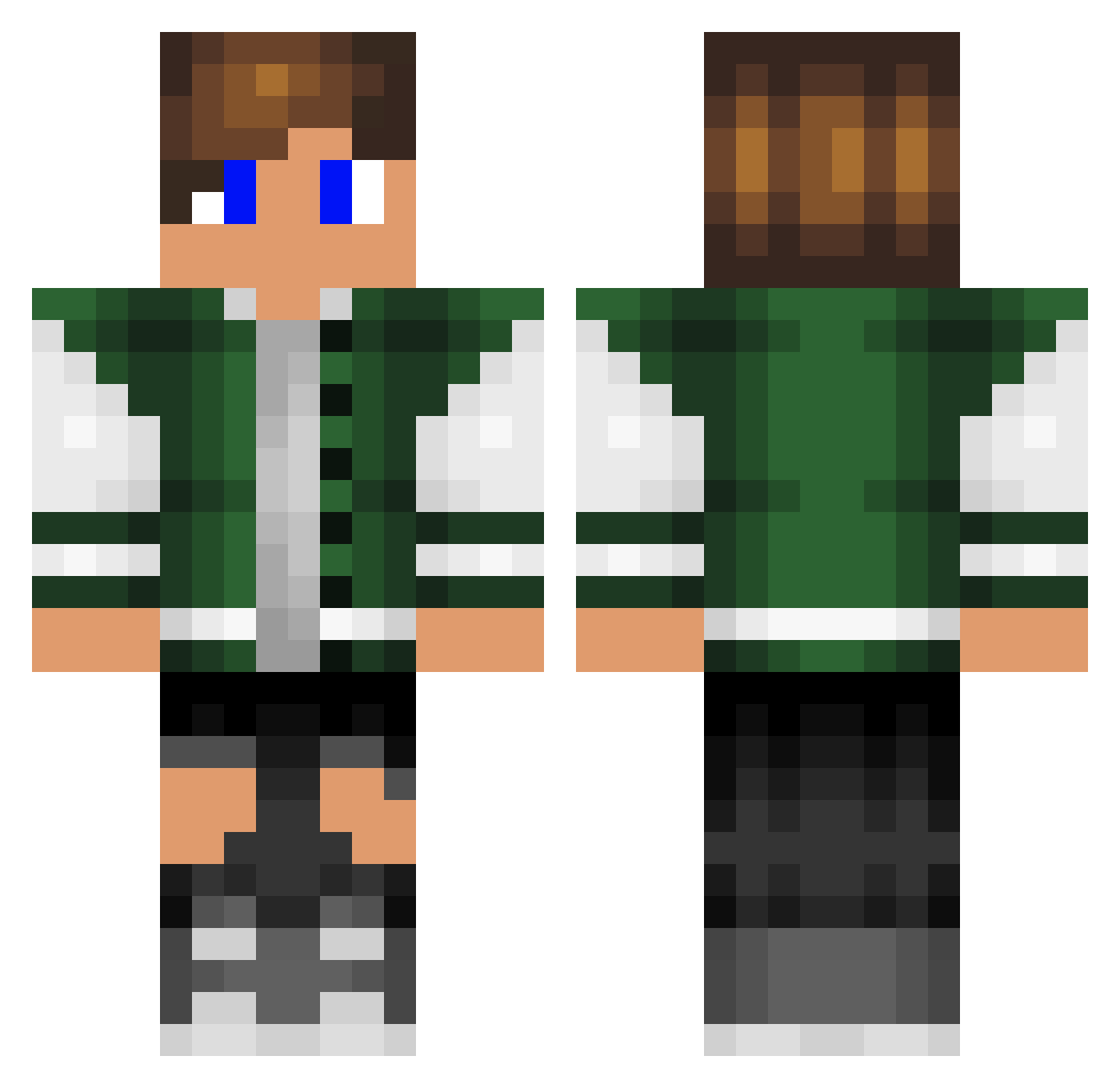 TS_Th0mas Minecraft skin, front and back view