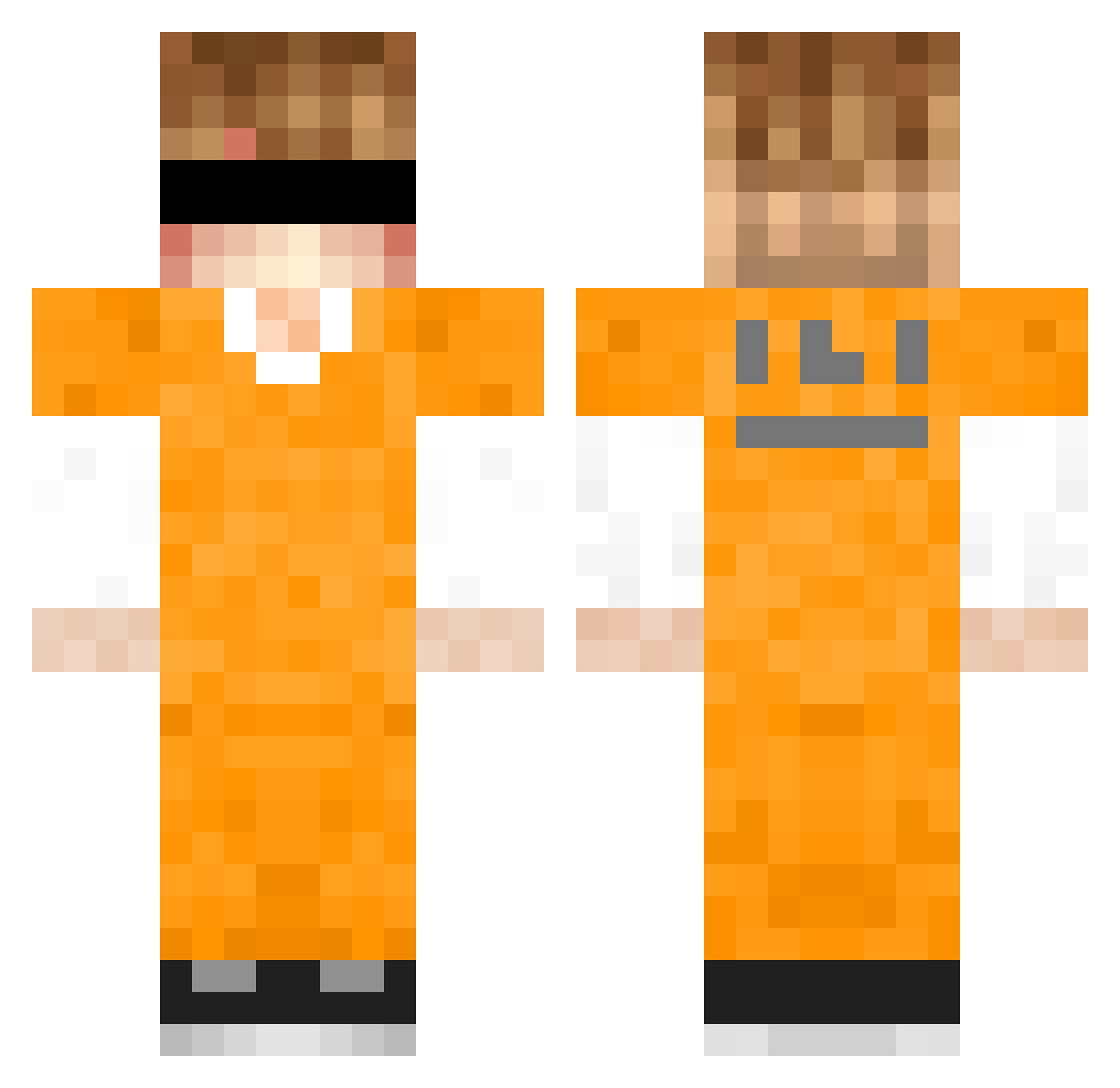 Noa3213033 Minecraft skin, front and back view