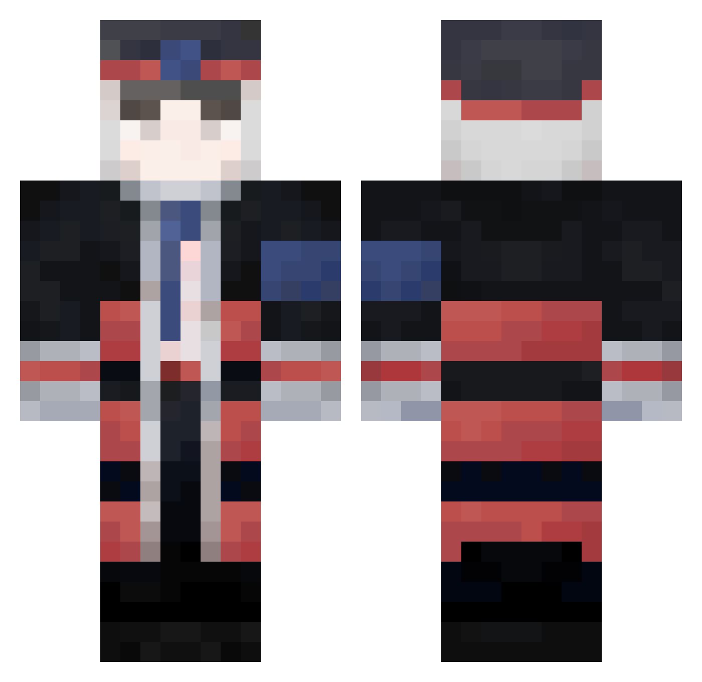 SongE_S2 Minecraft skin, front and back view