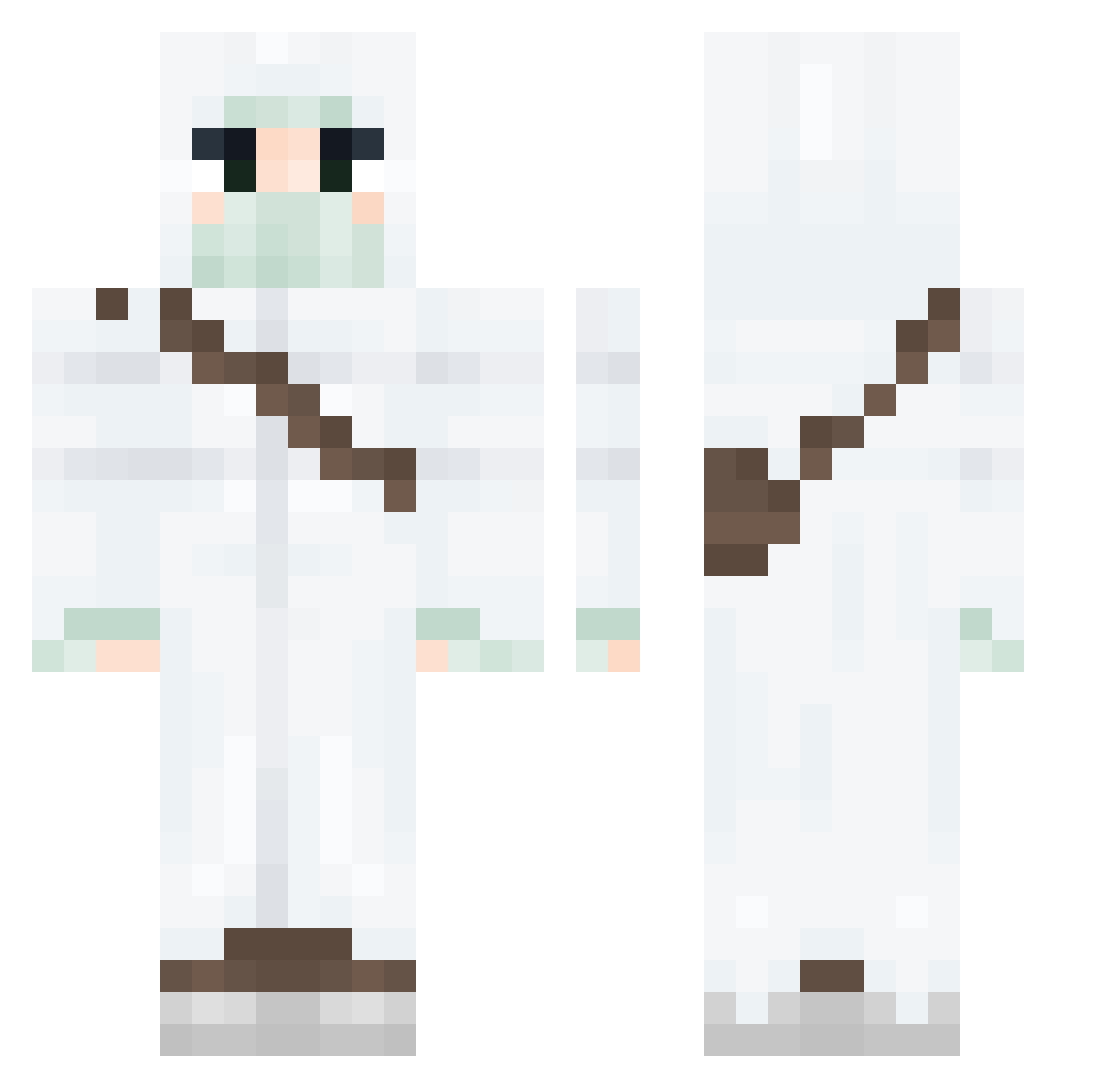 Sv2zozW5FelaaSv2 Minecraft skin, front and back view