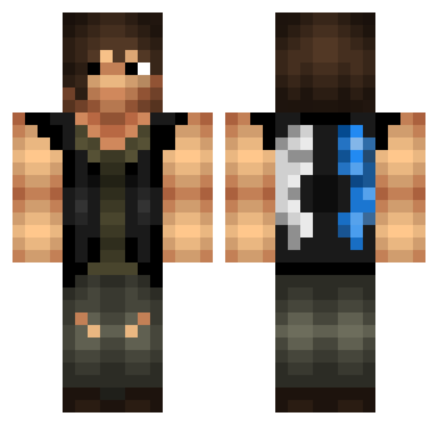 NIva__ Minecraft skin, front and back view