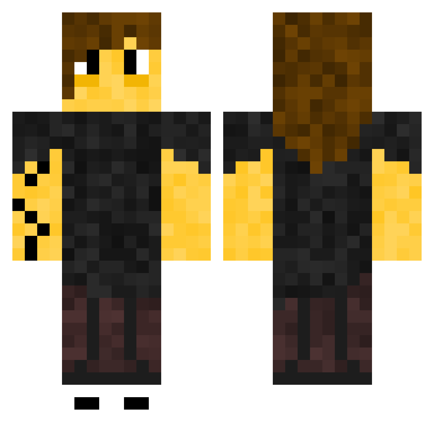 Protulus__ Minecraft skin, front and back view