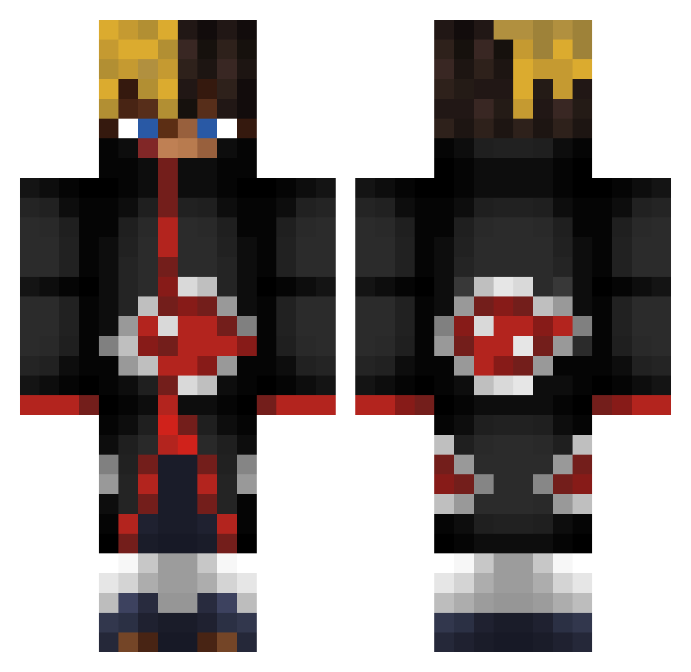ItsLegend_ Minecraft skin, front and back view