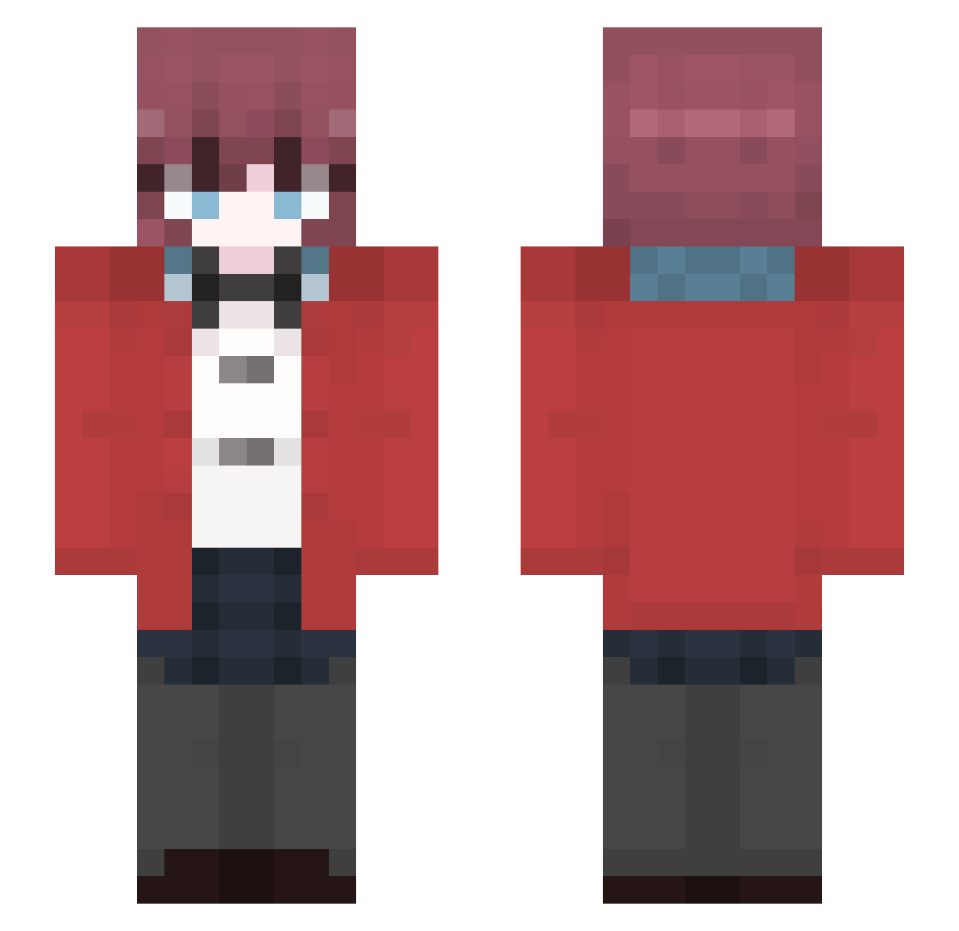 _T_w_T_ Minecraft skin, front and back view