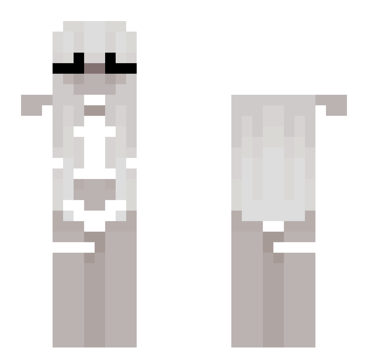 zvxfss_ Minecraft skin, front and back view