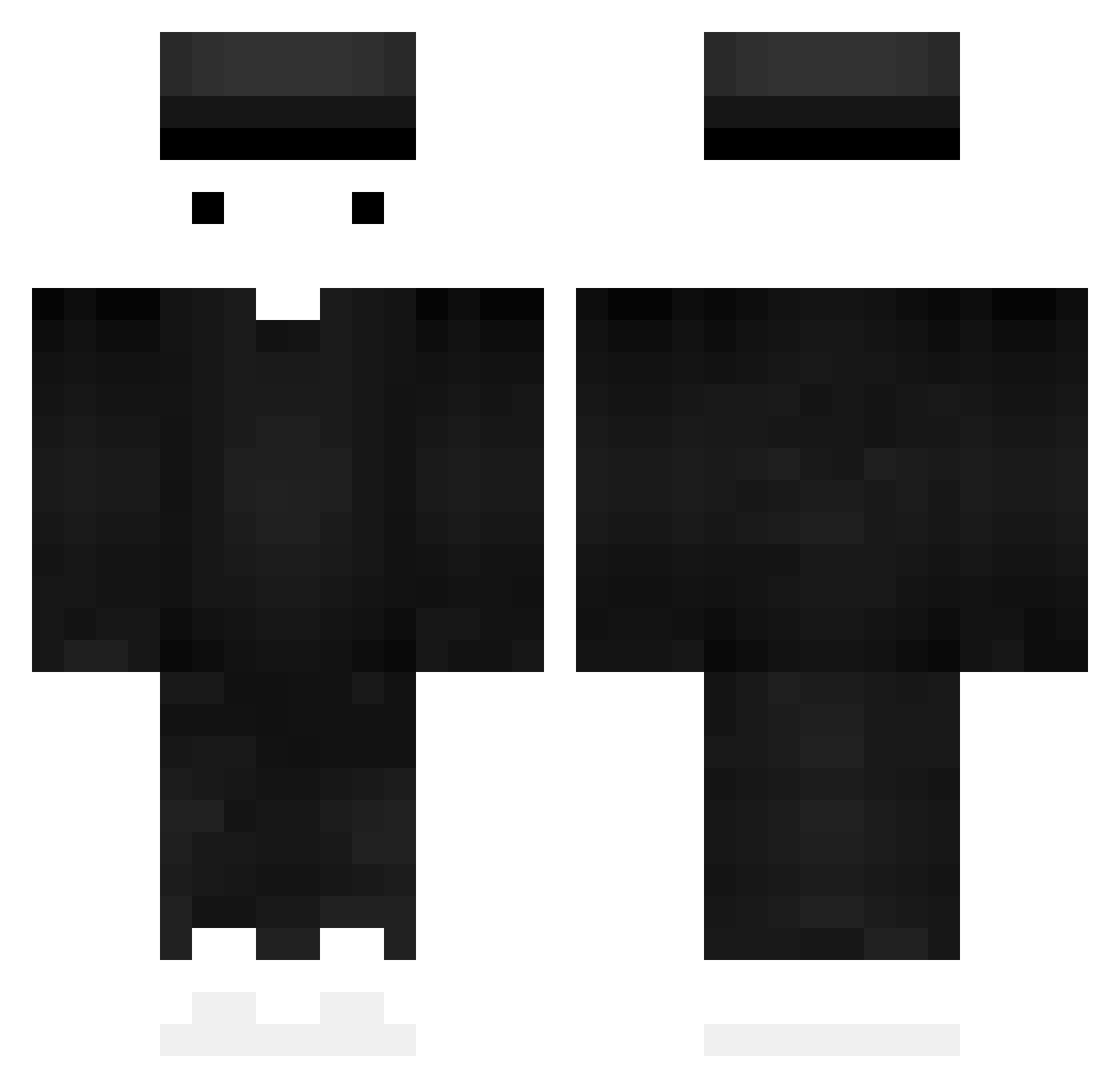 Mik3cz Minecraft skin, front and back view