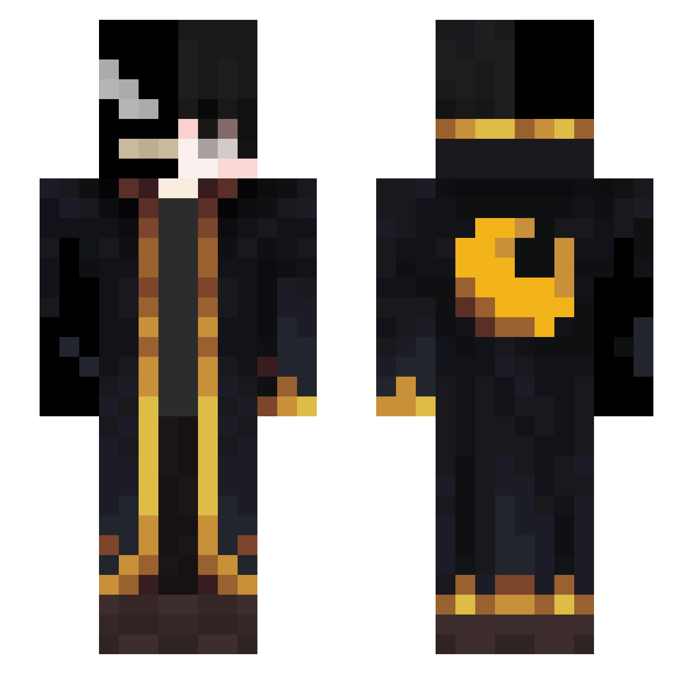 stoneriver1022 Minecraft skin, front and back view