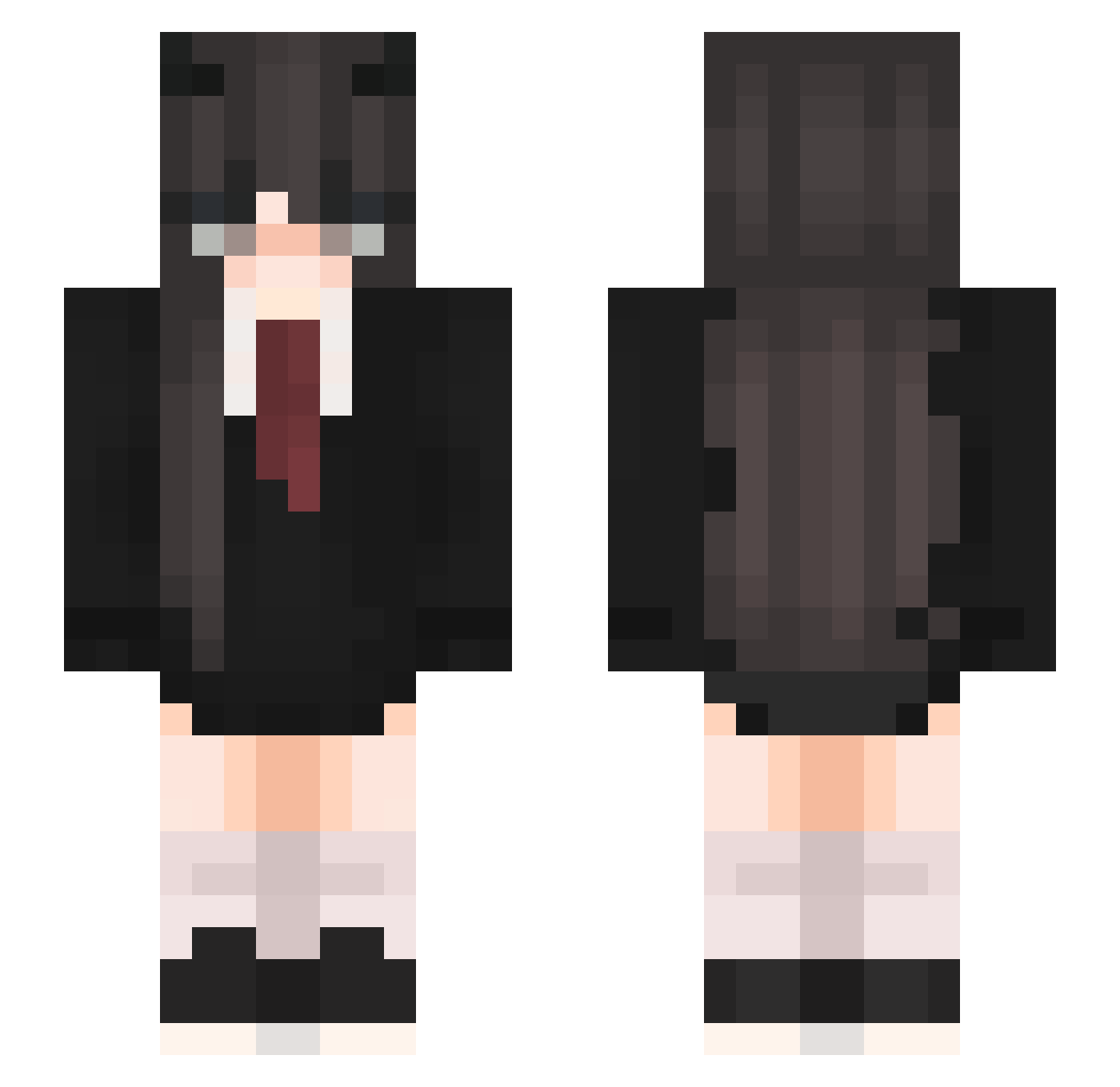 sofiitaa17 Minecraft skin, front and back view