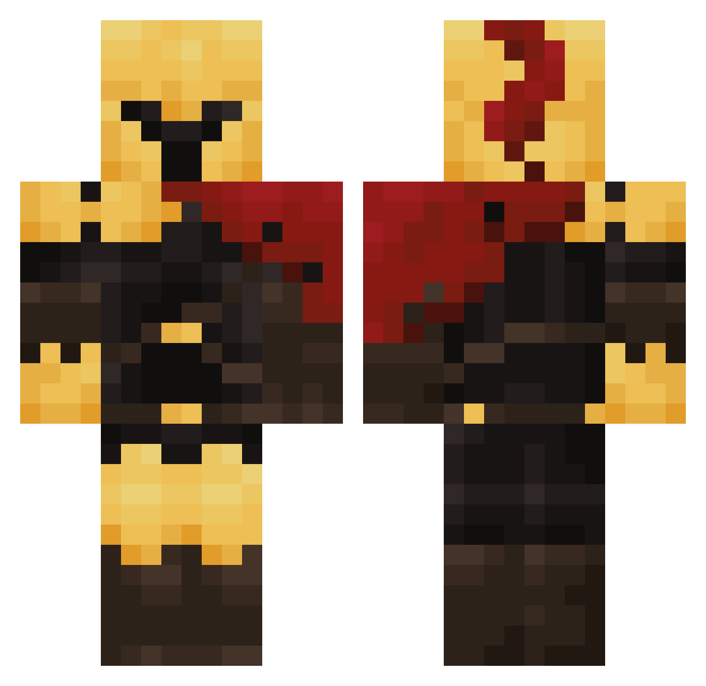 NATHANPRIME4U Minecraft skin, front and back view