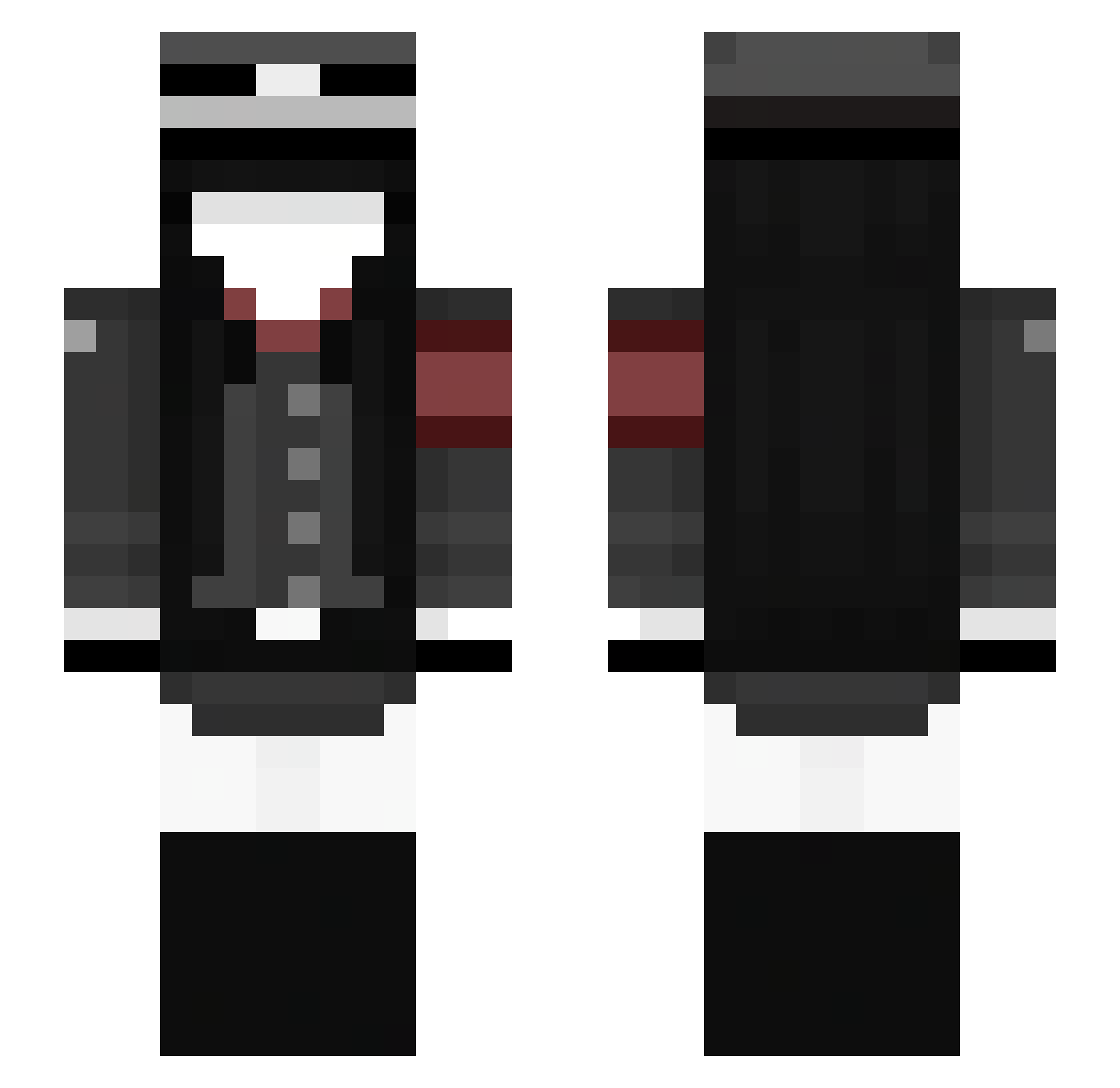 OwO__Nuzzles Minecraft skin, front and back view