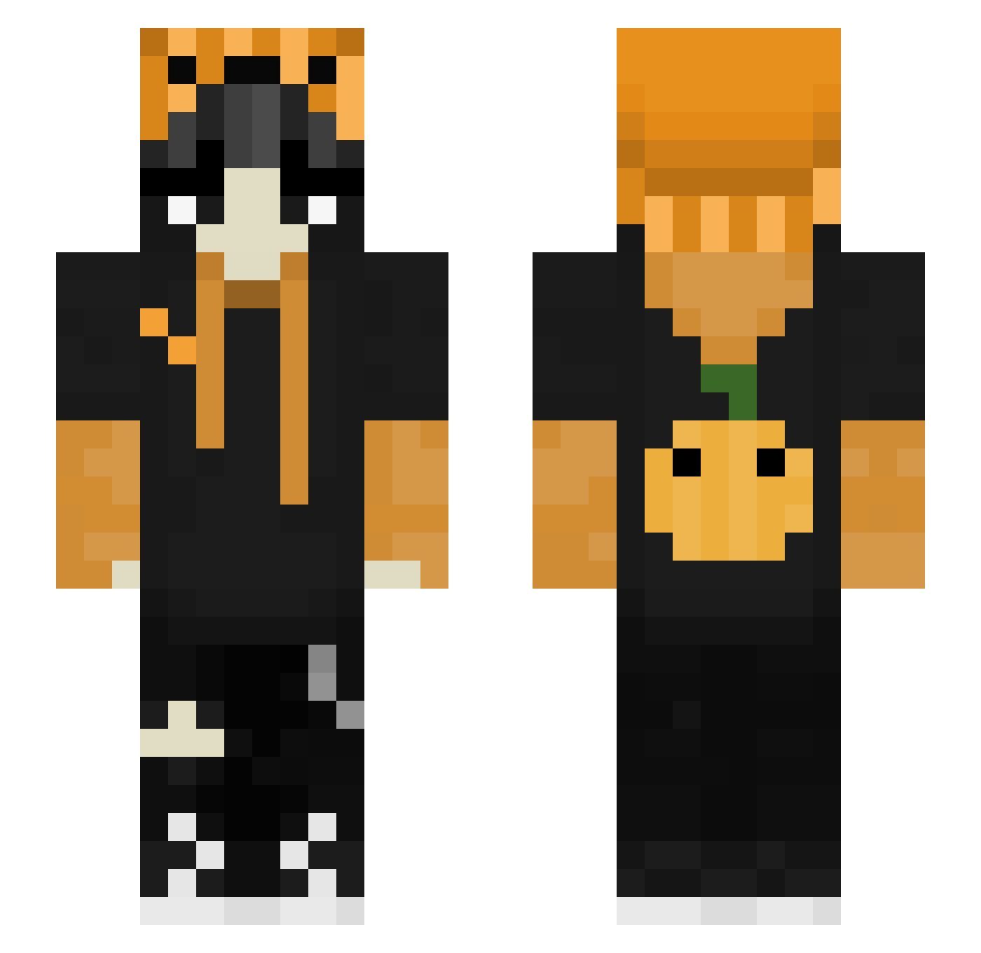 s0oupStan Minecraft skin, front and back view