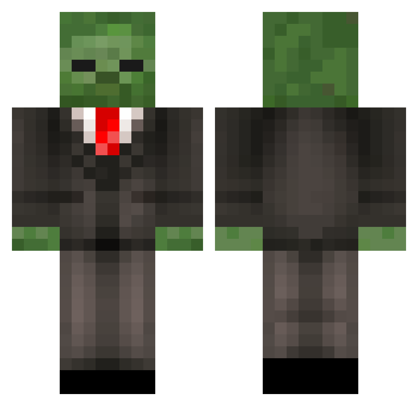 TheBigMike2399 Minecraft skin, front and back view