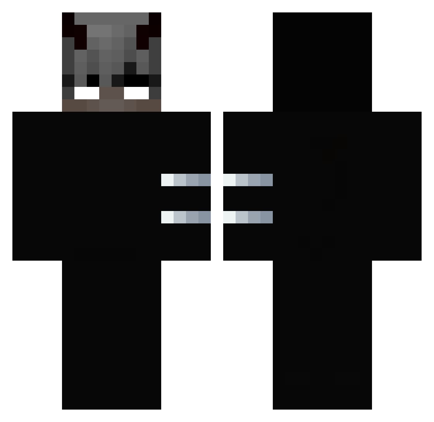 Zaffarii_ Minecraft skin, front and back view