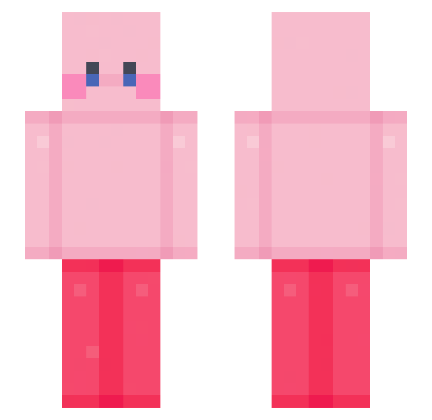 x1sye_ Minecraft skin, front and back view