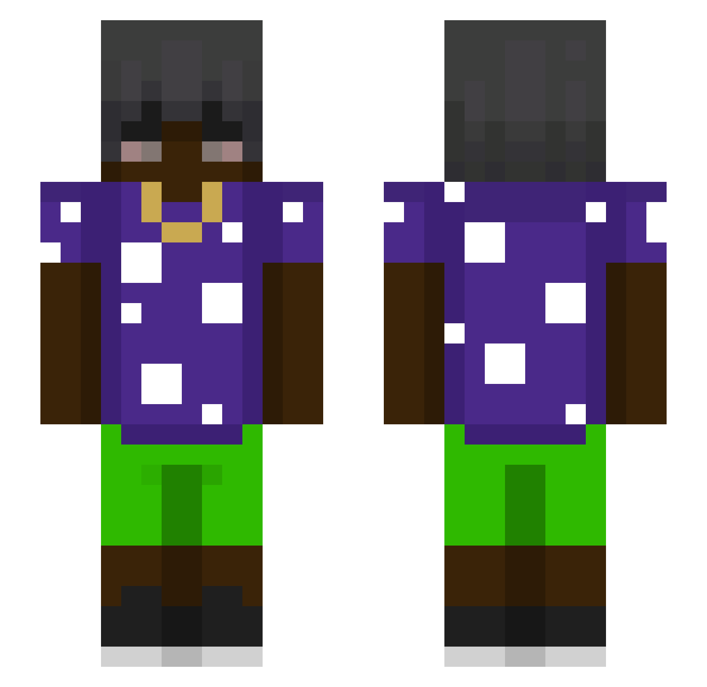Shade_FX Minecraft skin, front and back view