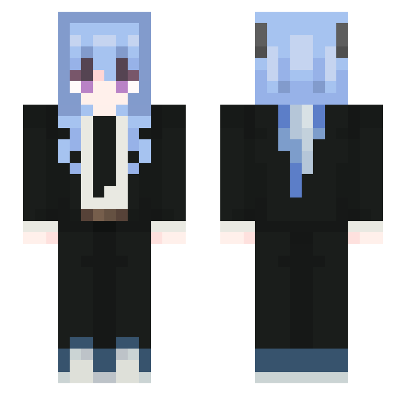 z4ndyykk Minecraft skin, front and back view