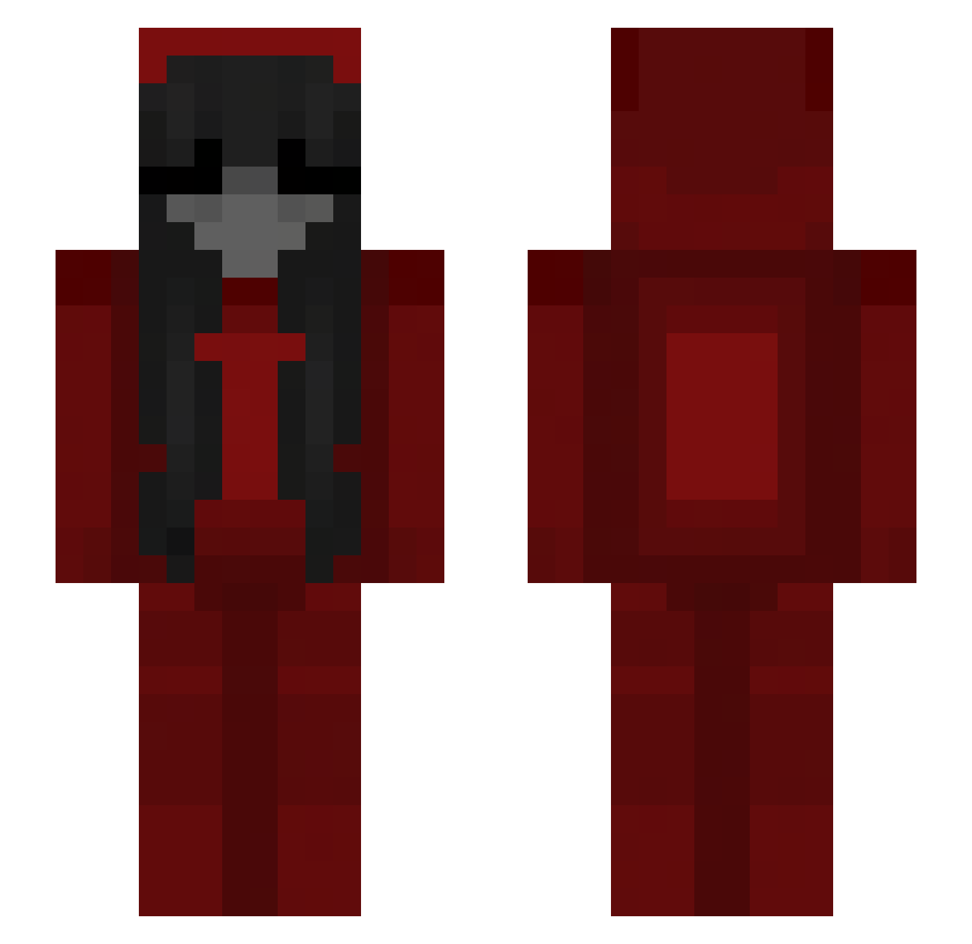 root775 Minecraft skin, front and back view