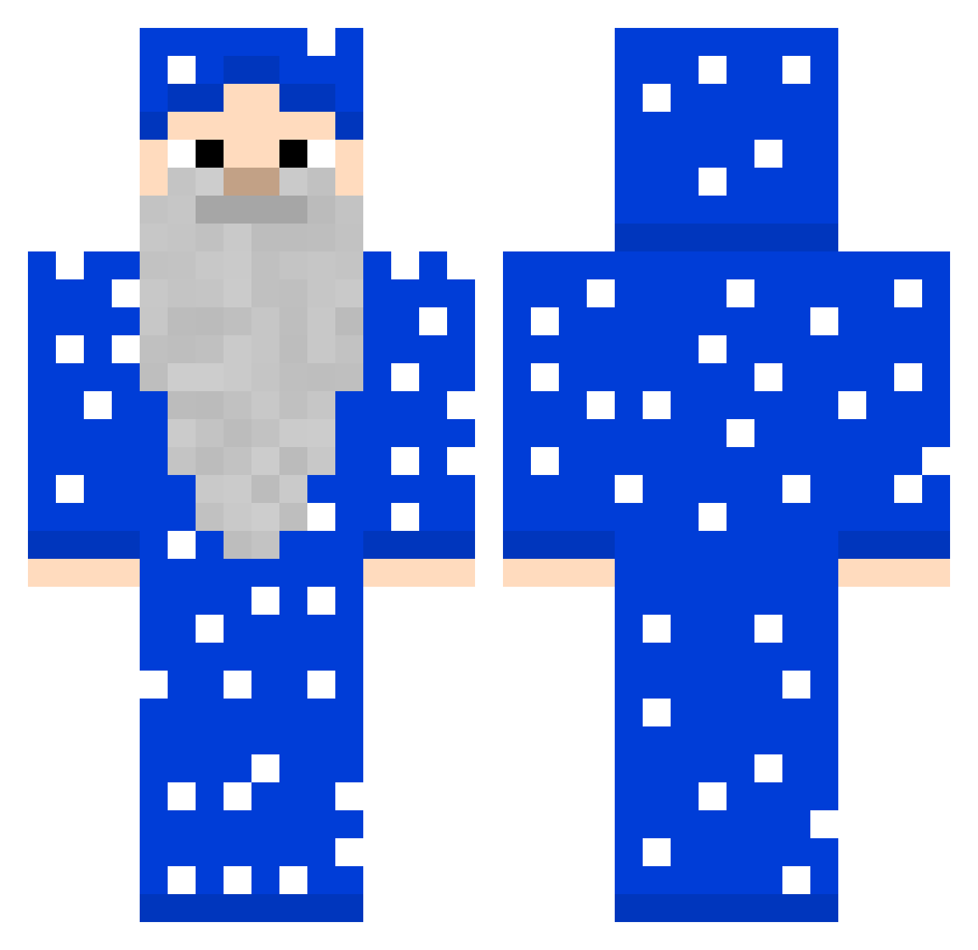 mt_hwCIGI Minecraft skin, front and back view