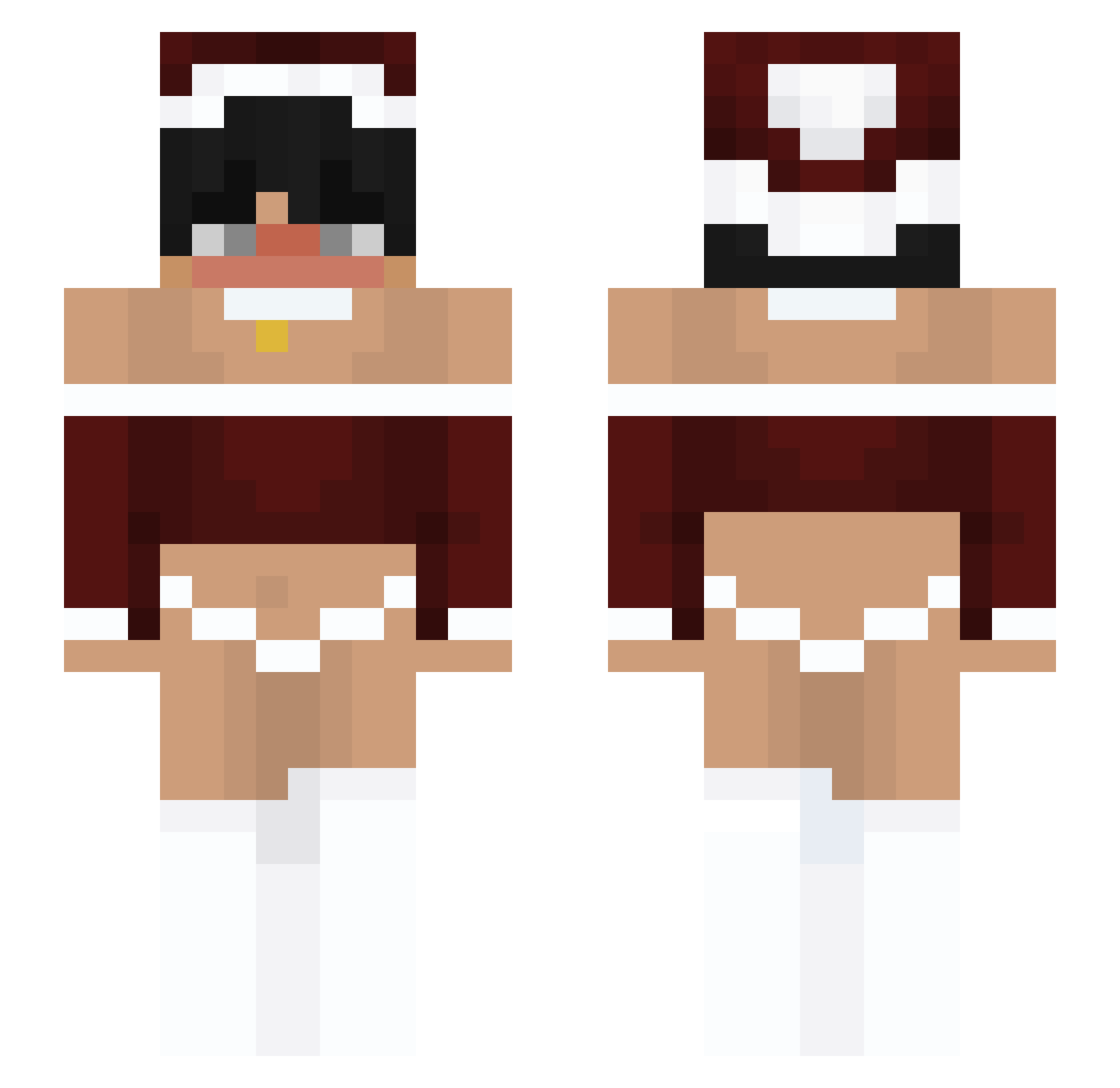 mrbean_lol Minecraft skin, front and back view