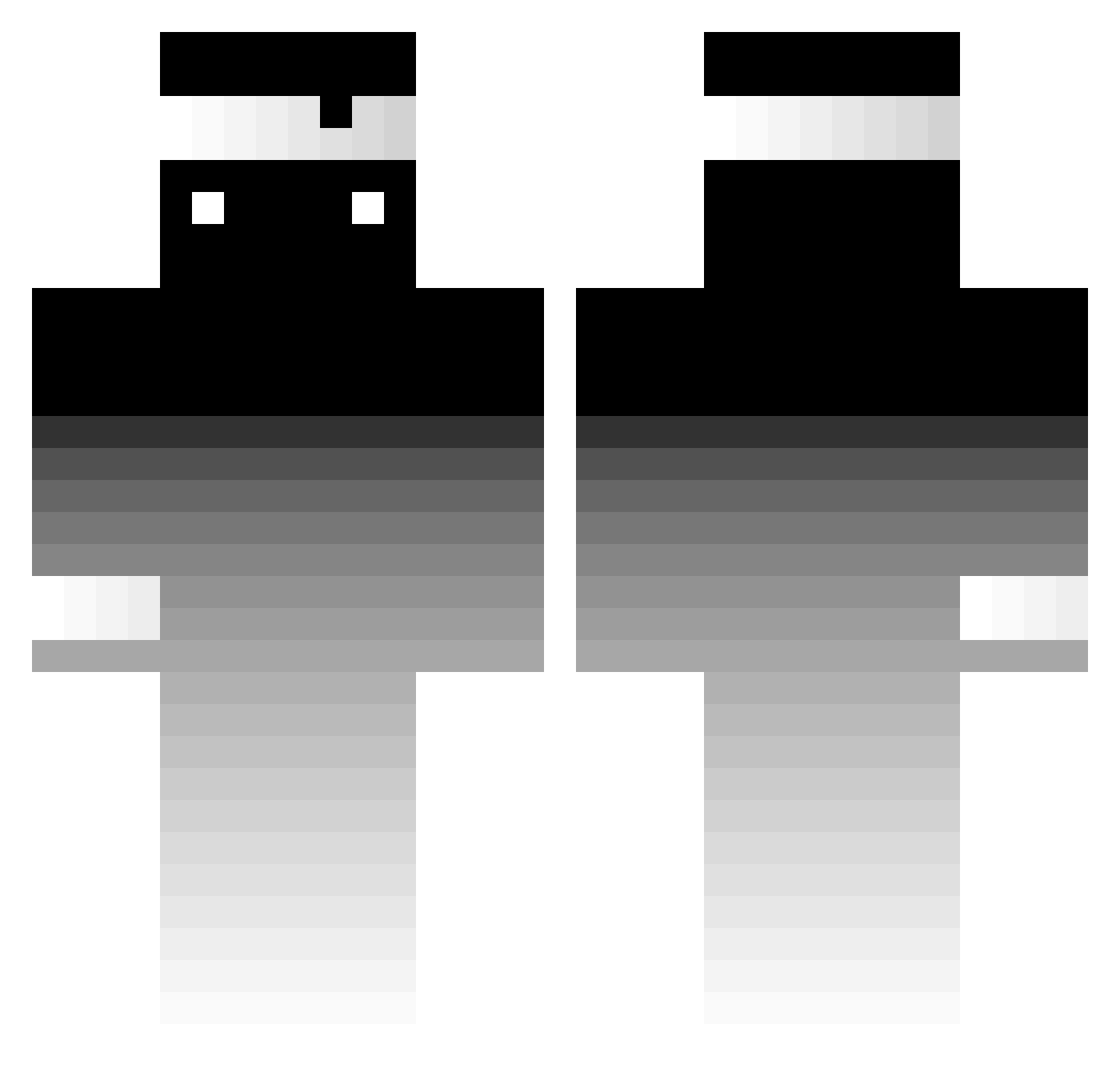 s7sr Minecraft skin, front and back view