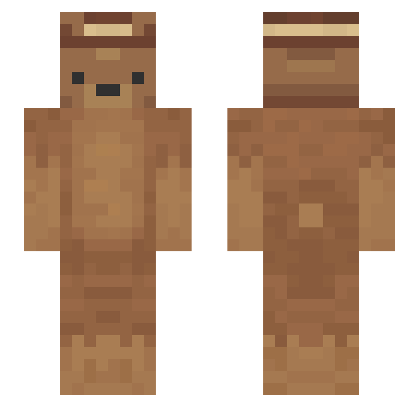 KING_BRD Minecraft skin, front and back view