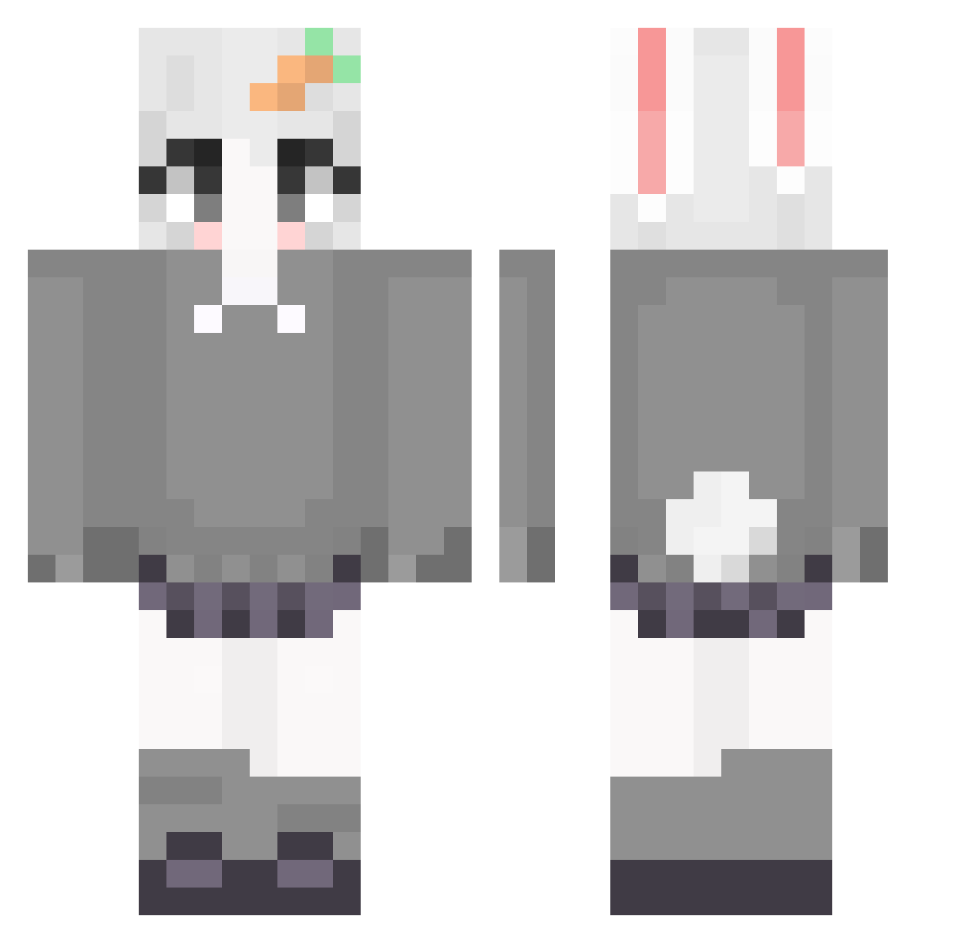 carotinoid1807 Minecraft skin, front and back view