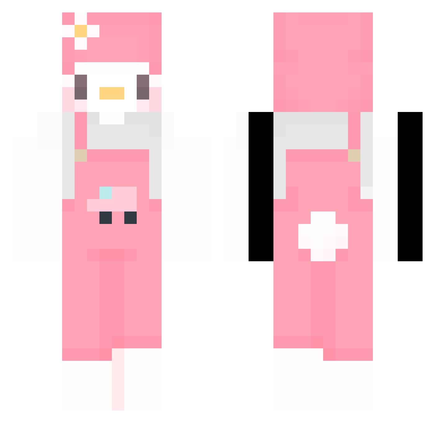 Krumplee_ Minecraft skin, front and back view