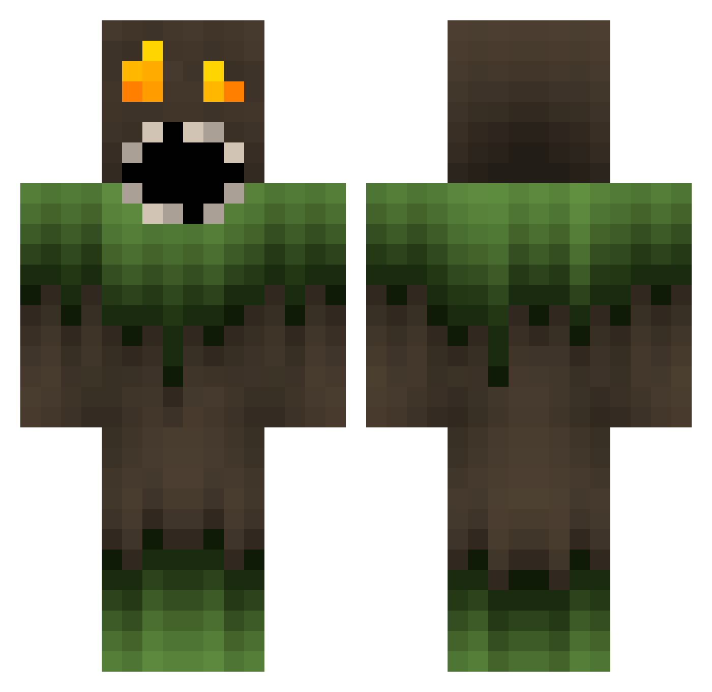 RHT_LorDbox4 Minecraft skin, front and back view