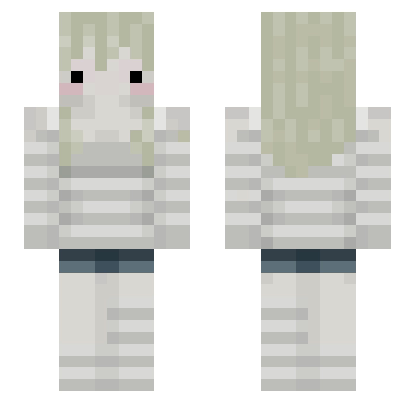 wenboiweffi Minecraft skin, front and back view