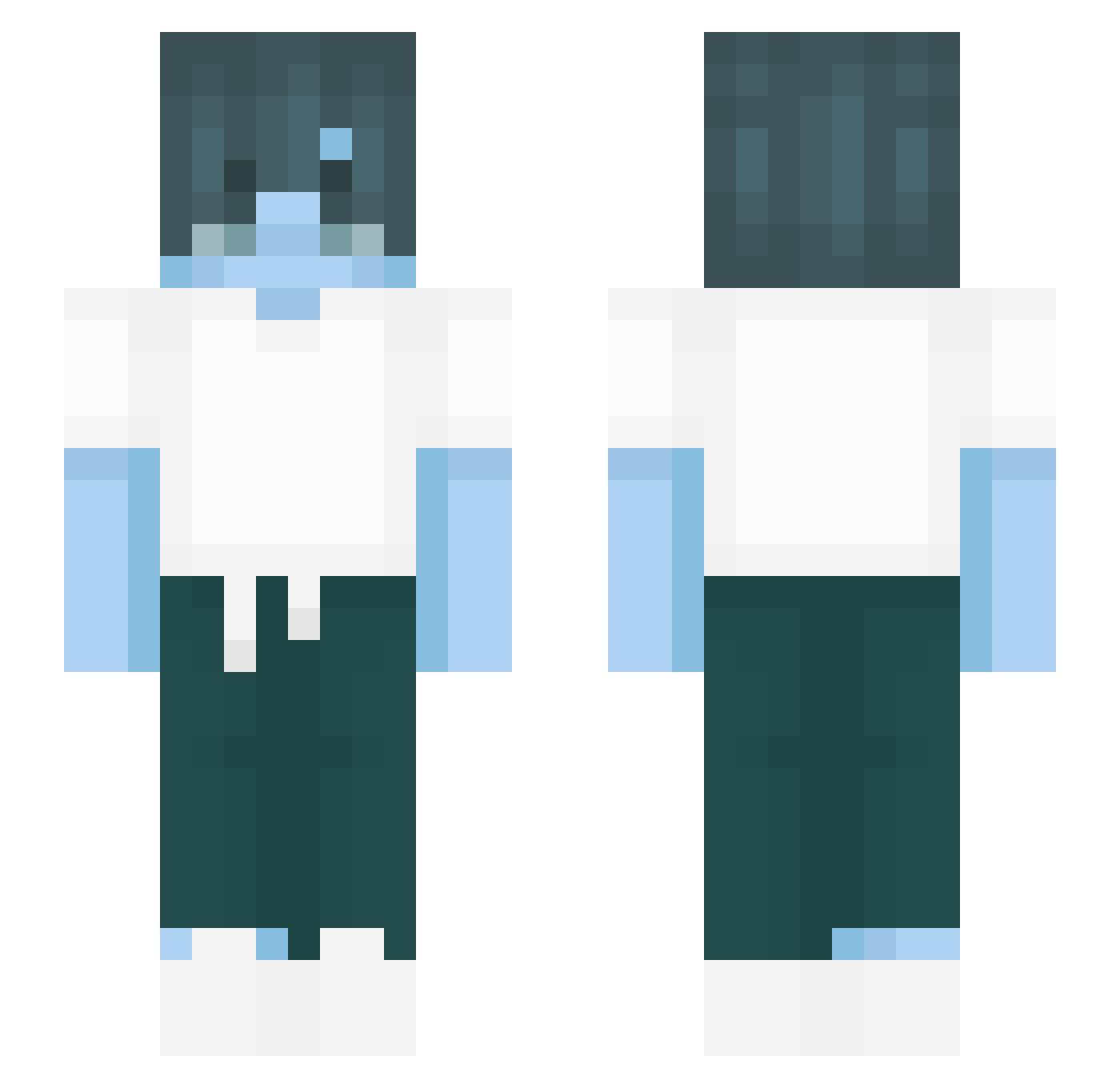 Lolo51113 Minecraft skin, front and back view