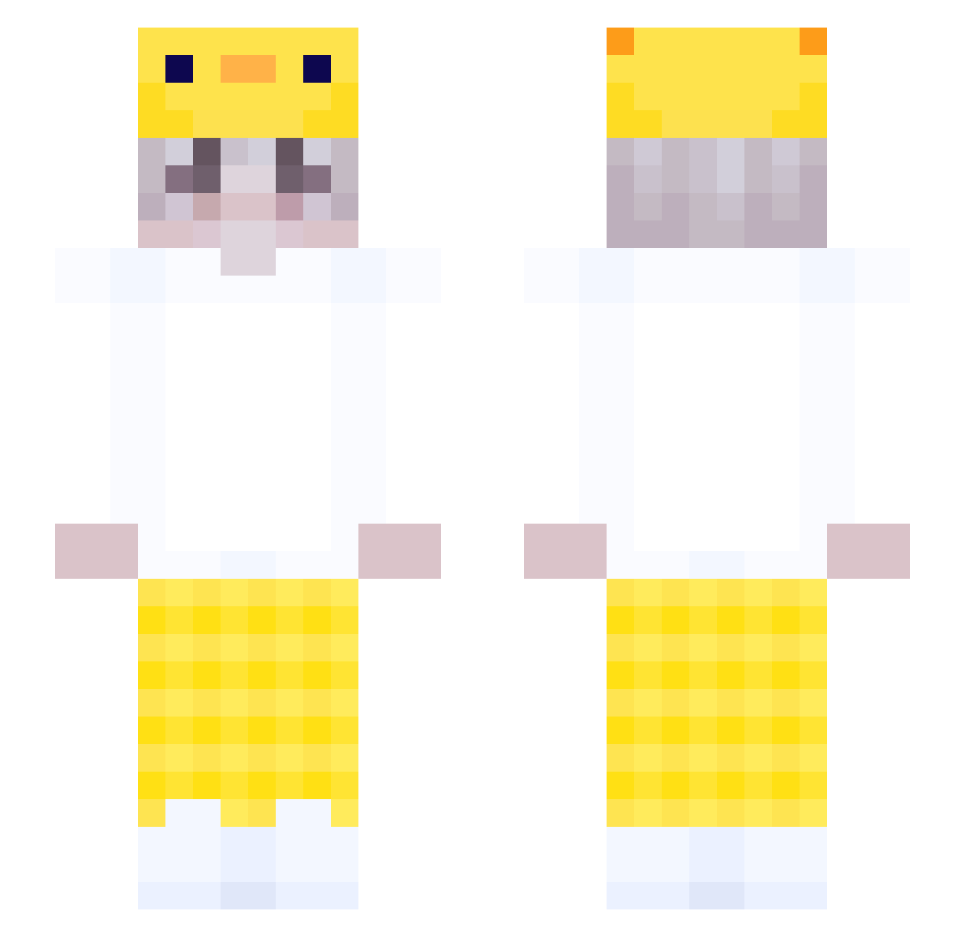 TaktischesKamel1 Minecraft skin, front and back view