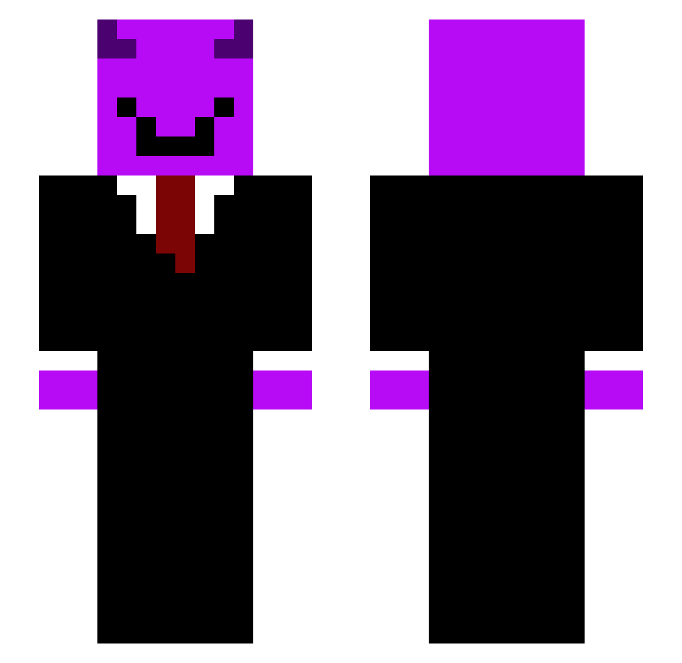 noctisgt_ Minecraft skin, front and back view