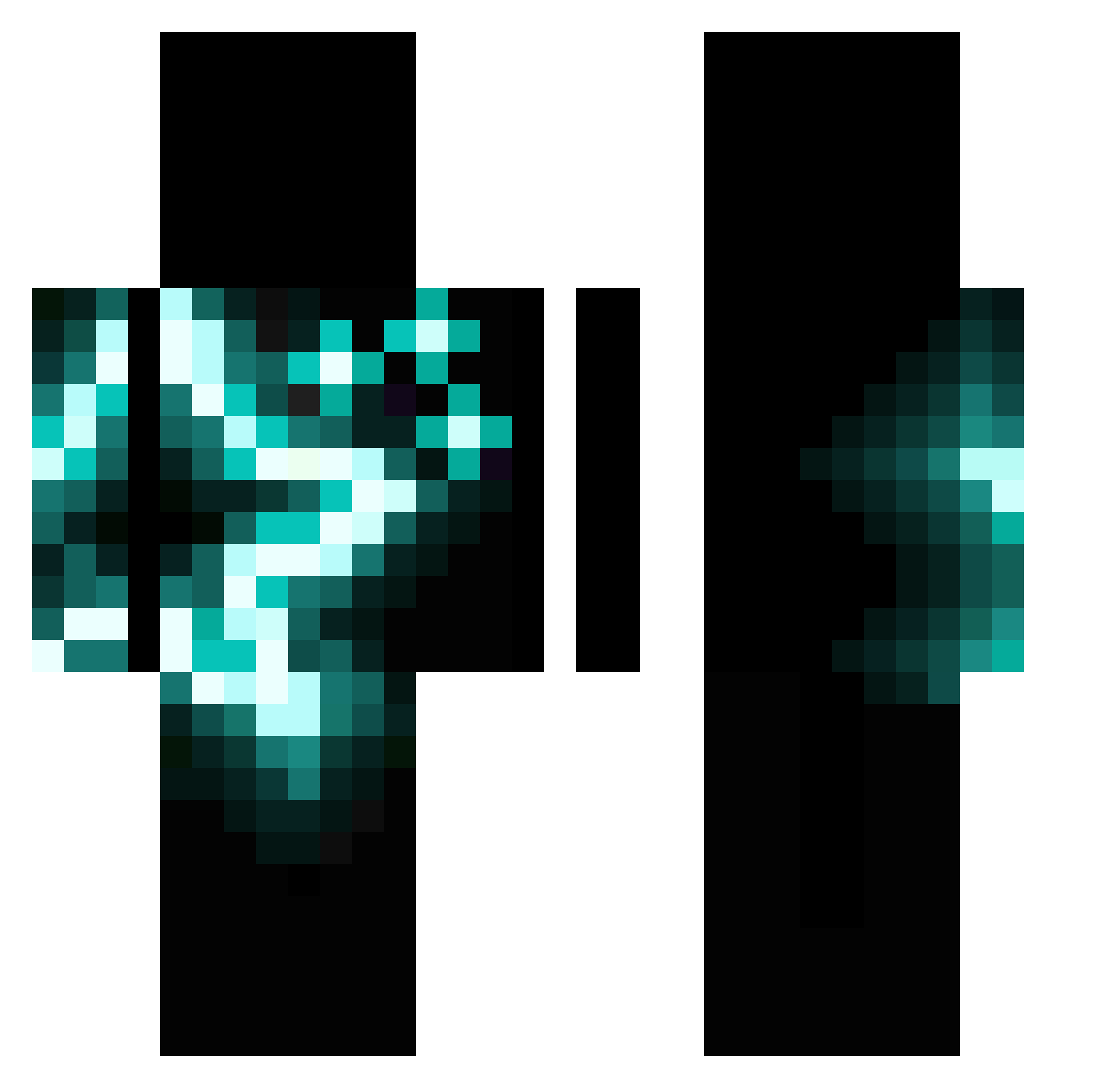 pilgrimsreign Minecraft skin, front and back view