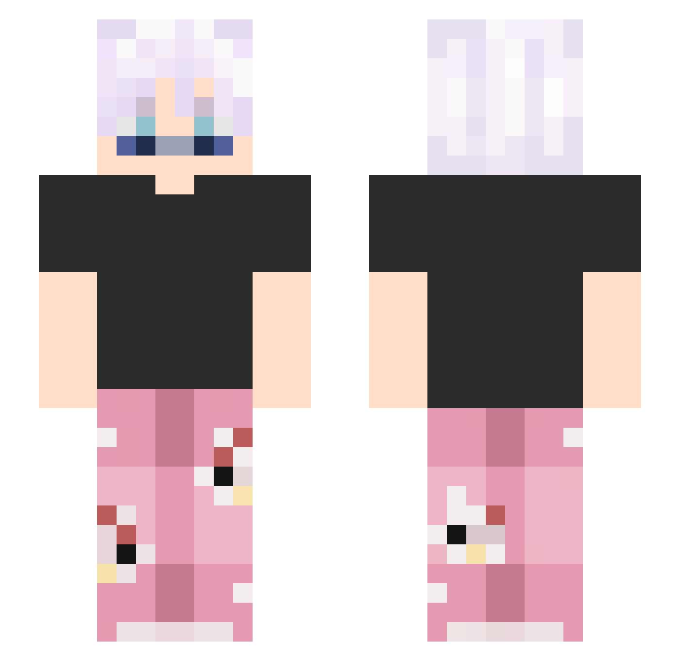 XD_FLYYY Minecraft skin, front and back view