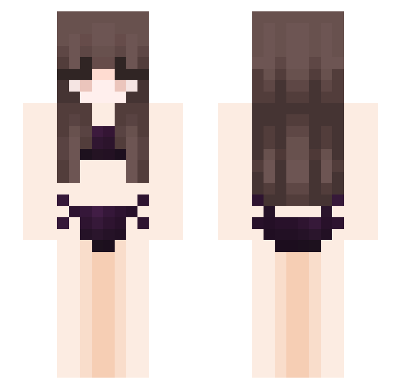 RealBoss999 Minecraft skin, front and back view