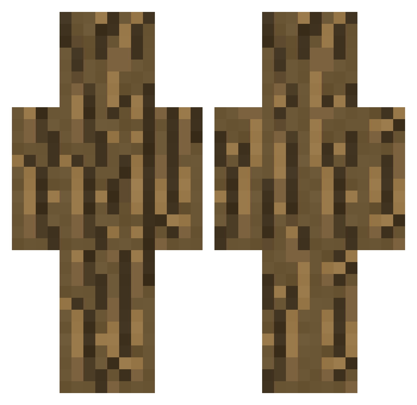 wjraphael Minecraft skin, front and back view