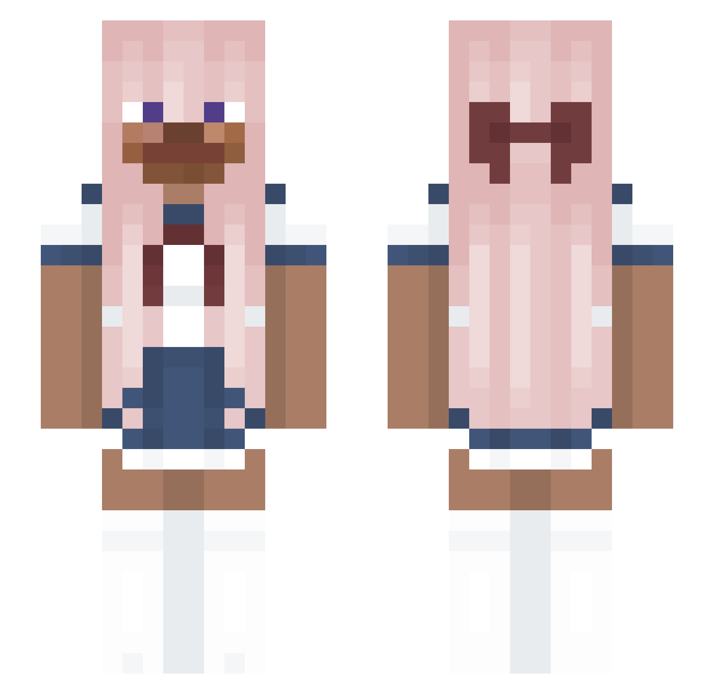 Taylor_2413 Minecraft skin, front and back view