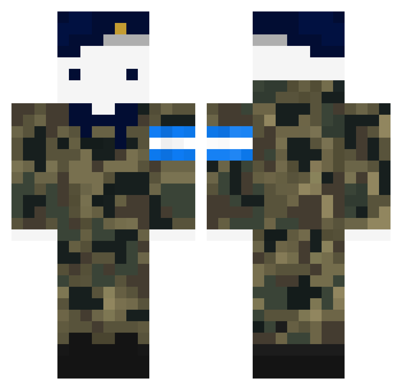 qzbreaker_Legend Minecraft skin, front and back view