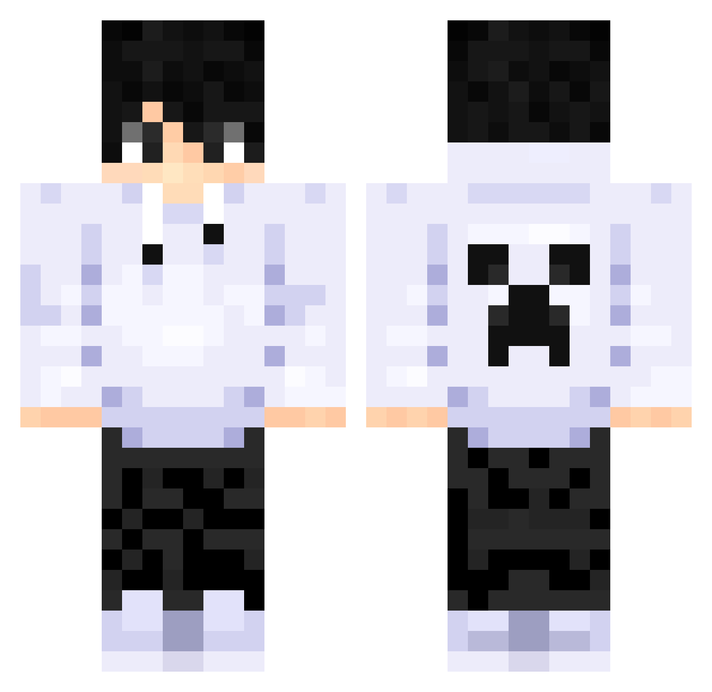 Protogenoi_ Minecraft skin, front and back view