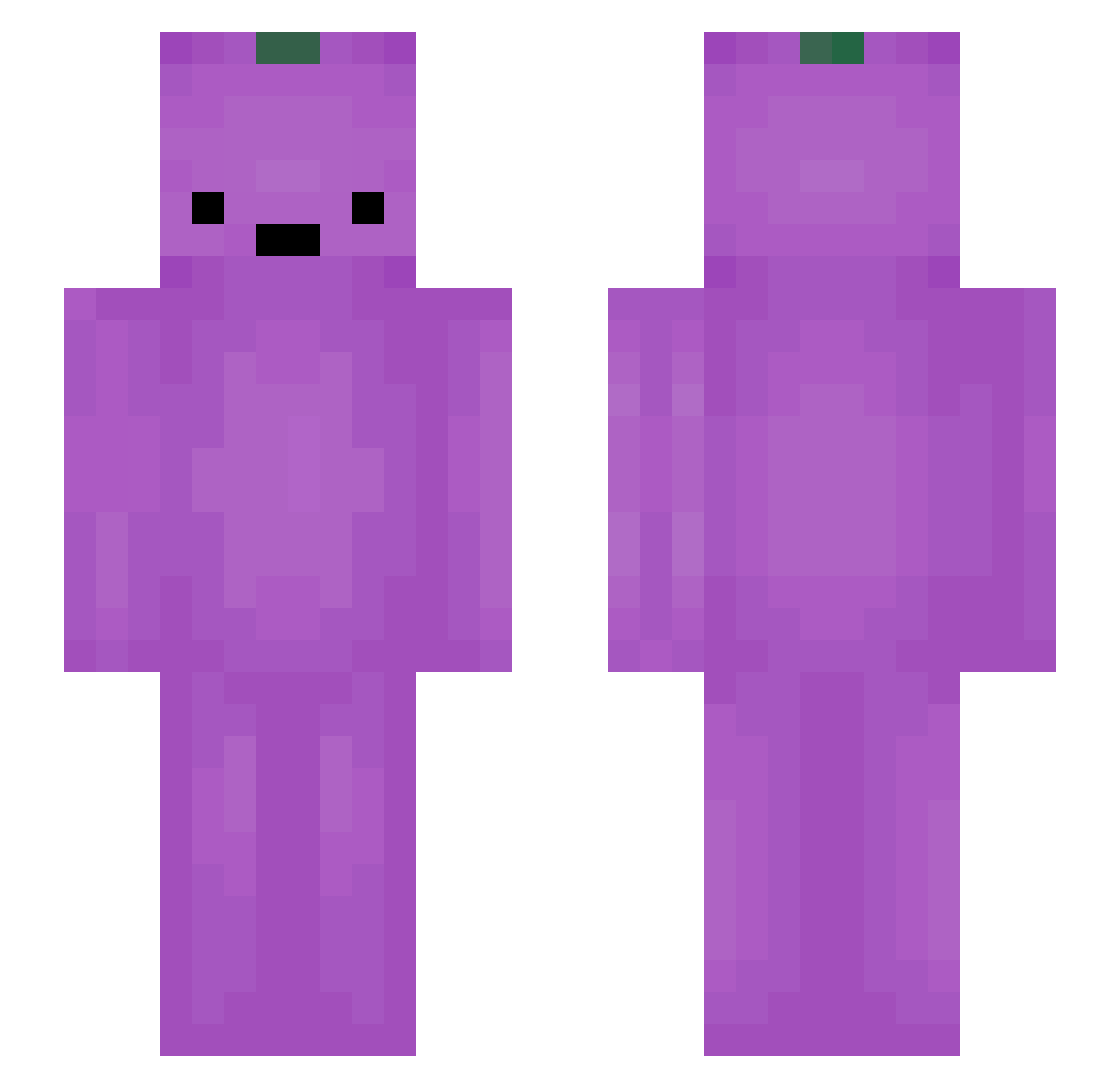 Heath Minecraft skin, front and back view