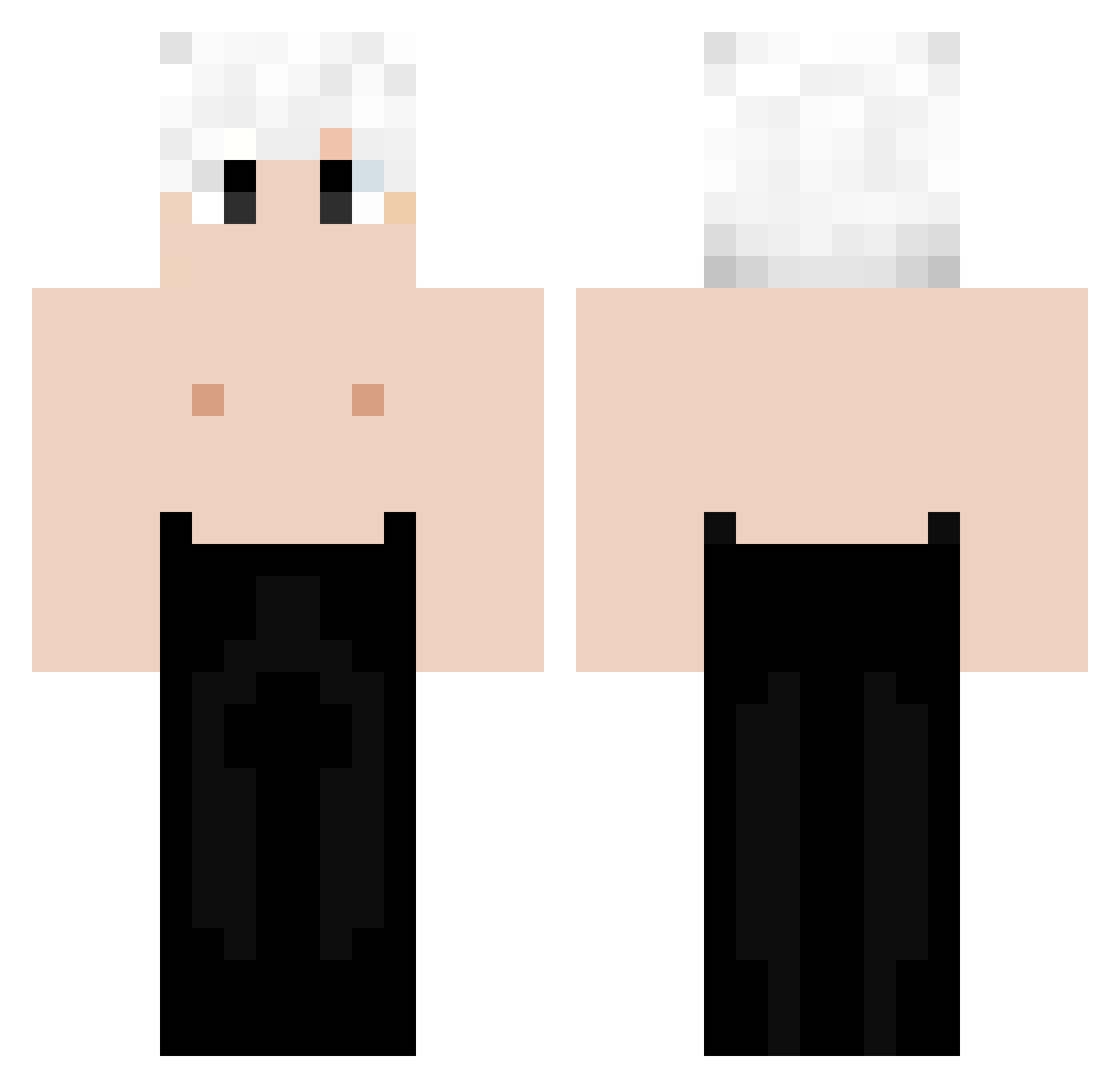 tinkervvs Minecraft skin, front and back view