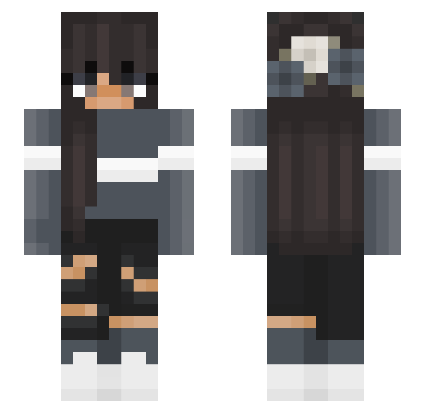 SpOoKyMartin Minecraft skin, front and back view