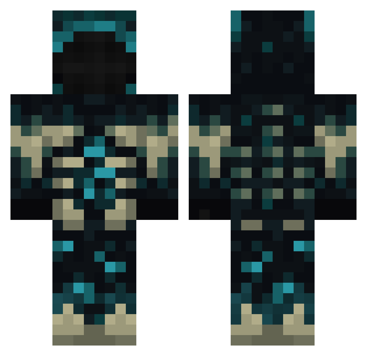 meatball_man_ Minecraft skin, front and back view